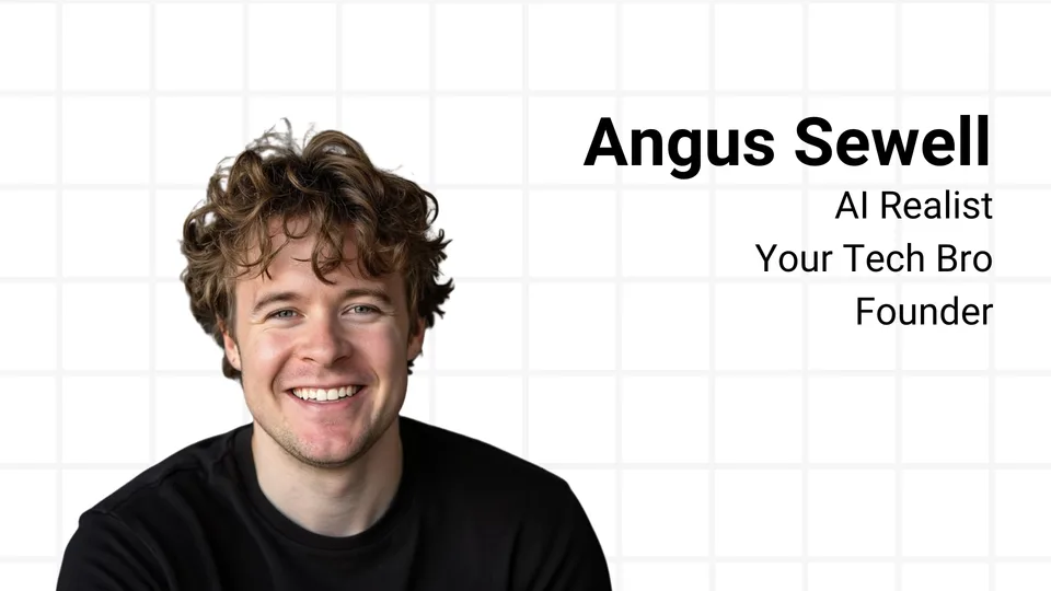 Angus Sewell, guest on The Sheefan Show
